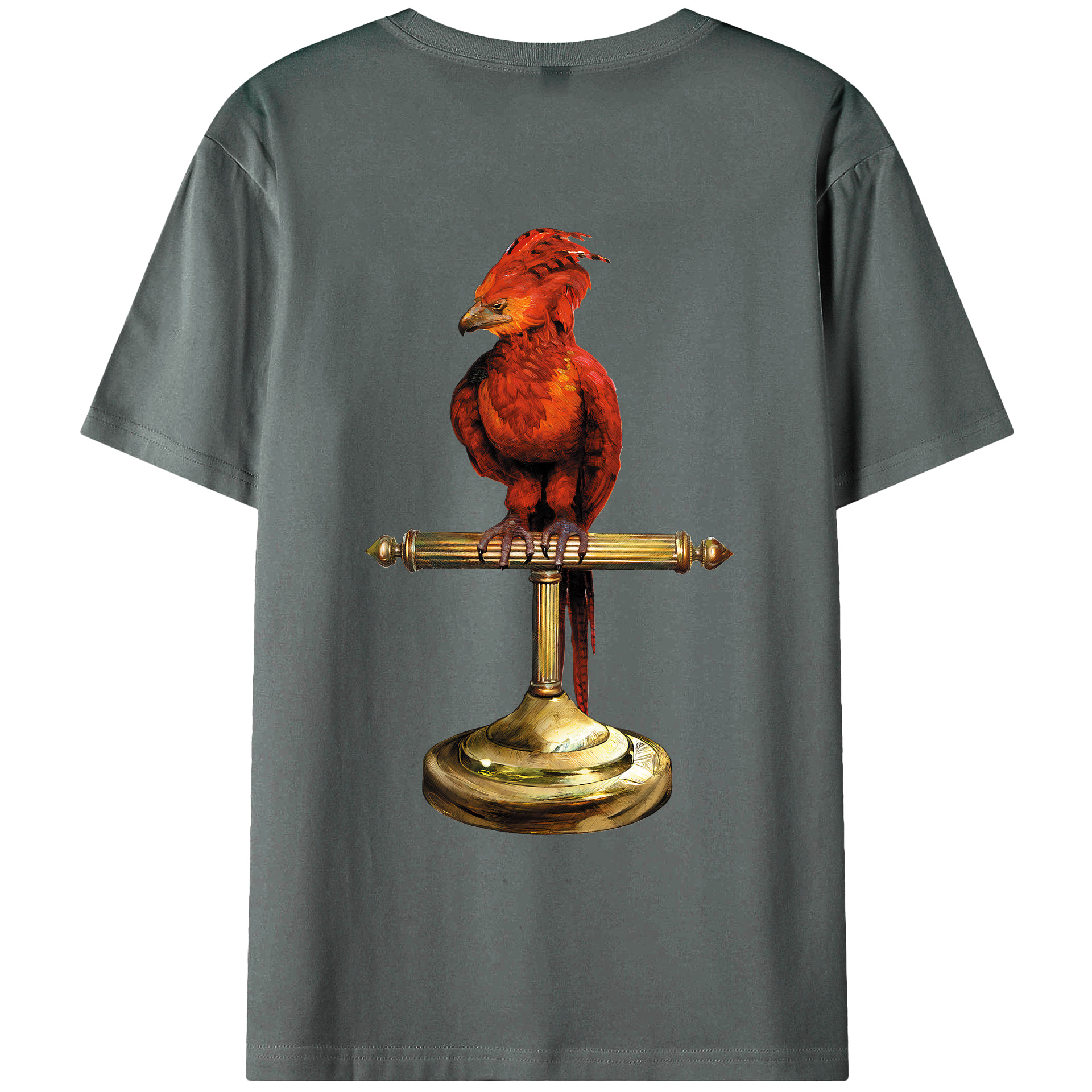 （画像用） Harry Potter ハリー・ポッターシリーズ 綿100％ メンズ半袖Tシャツ（バックプリント） 通気性
